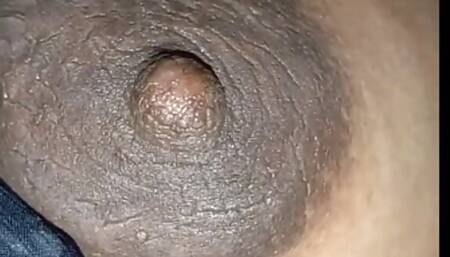 Tamil girls vintha gets her tits slapped and milked