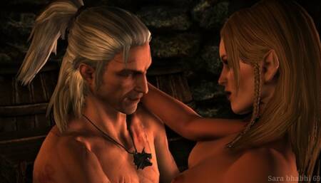 Elf Girl Mottle Rewards Geralt for Saving Her Life Witcher 2