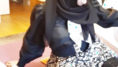 SissyHijab Doll enjoys a day off
