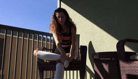 PRINCESS NATALIA AFTER WORK SMELLY FEET