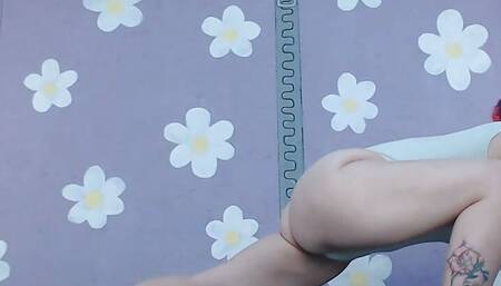 Yoga Workout Livestream Latina Flash Nip Slip