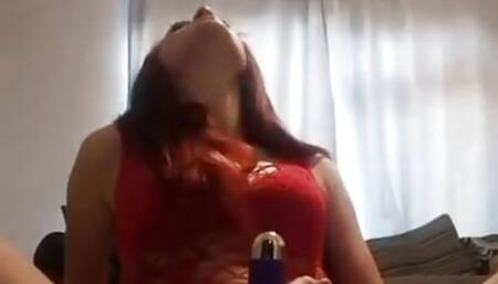 Naughty Kitty fucks herself with toys