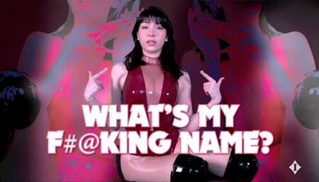 Say My Name When You Cum