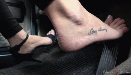 Ali Bordeaux sexy feet and high heels (4K)