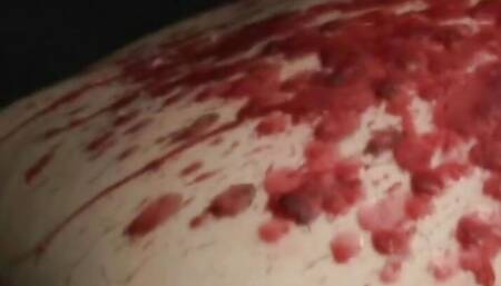 Japan BDSM dildo fucking candle fetish