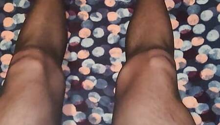 My play in black pantyhose