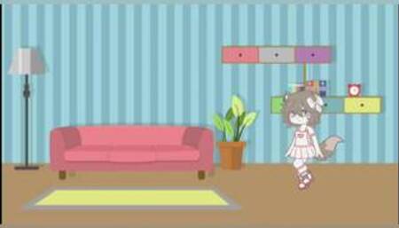 Girl gets caught masterbating//gacha heat