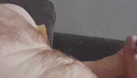 Straight Ginger Daddy Playing With Cock