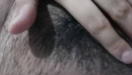 Dark wet pussy