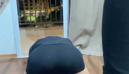 Braga Feet - Destroying Pathetic Slave Balls With Goddess Lohan - HD