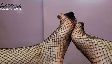 A Fishnet Stocking Tease