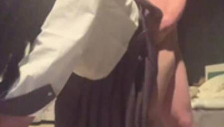 【中出し】JKコスプレ ガン突きバックでイきまくり♡おちんぽ大好き♡【個人撮影】