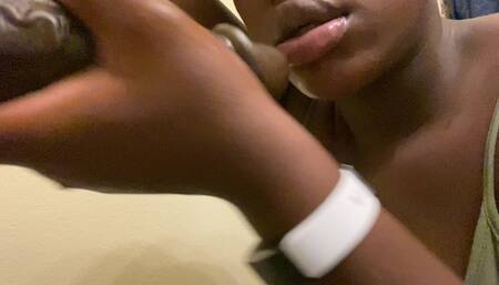 Deep throat the dick whole . Who’s next ?