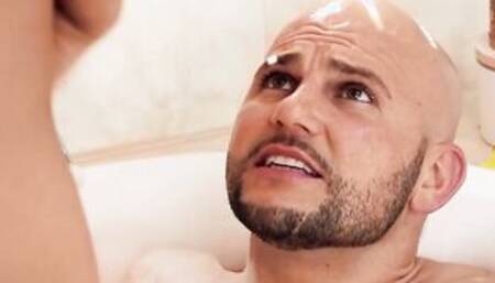 one Toilet Full House Clip With JMac, Kiki Klout - Brazzers Official