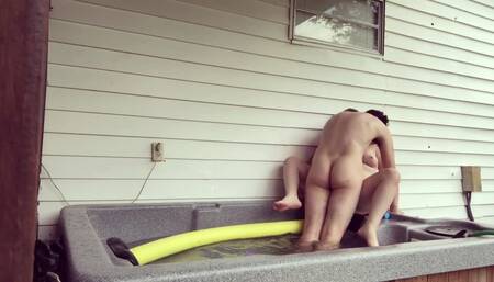 Hot Tub Outdoor Fuck