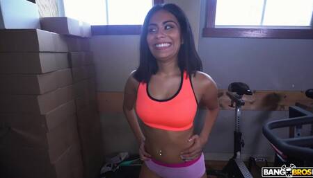 BANGBROS - Behind the Scenes POV Fuck with Latina Monica Asis