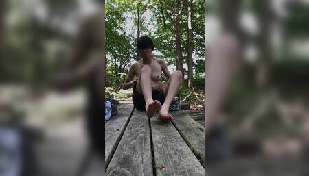 soooo i stripped in the forest......eep