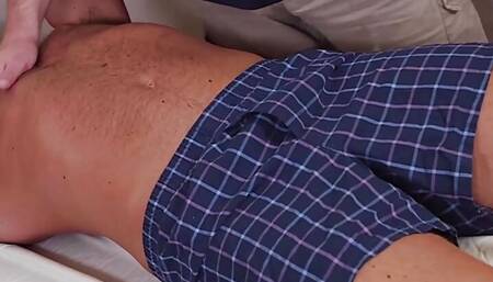 Adorable amateur Brad tickle tormented by deviant daddy