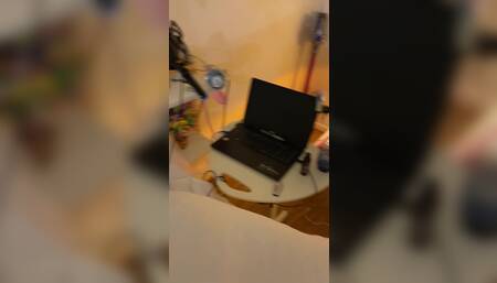 This was my very first real set up for OnlyFans! My fans helped me get my Macbook and a few more things after this because they are precious and also, I moved! Lmao, So I need to make a new video but it's still fun to see a little outside the frame. ????