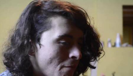 Just smoking (close-up)