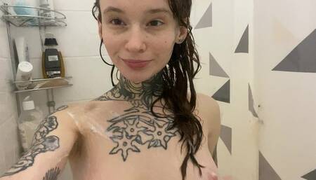 Taking a shower part 2