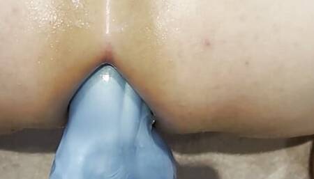 XL Fantasy Toy Attempt #1 Huge Anal Toy
