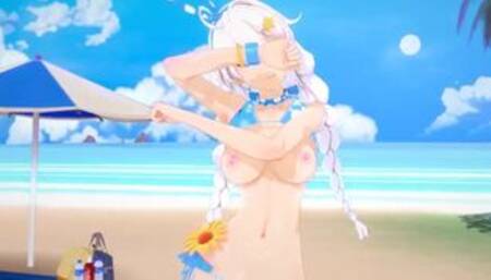 【R18-MMD】Honkai Impact 3rd 崩坏三 Kiana Kaslana Summer 琪亚娜-夏日海滩