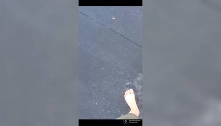 What a way to cool off then to walk in water