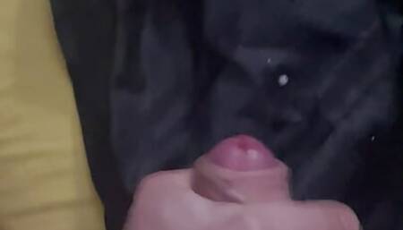 Cumming on my shorts.