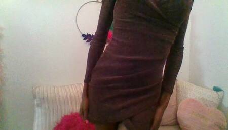 Purple Shimmer Dress