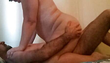 Nice pleasant sex between Ellie & Earl in a hotel room