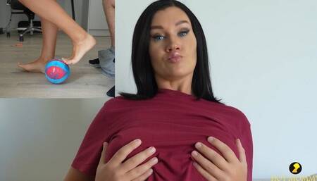 Step Mom accidentally sat on my dick