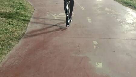 Tania walk and smoke