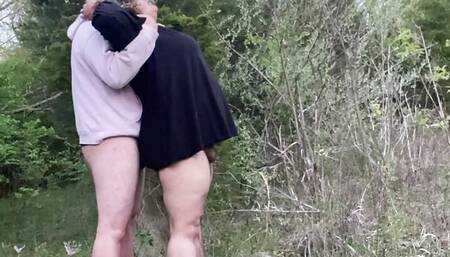 making them squirt off my dick at the park