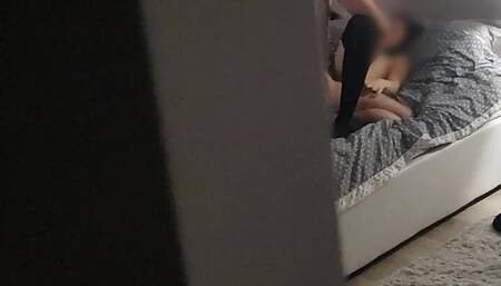 Slutty wife has a romantic date with her bull while hubby films and watches them