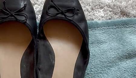 Cum in wife shoes