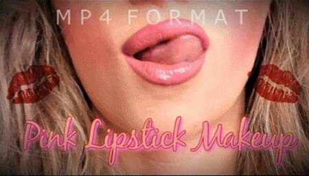 Pink Lips Makeup Application (HD) MP4