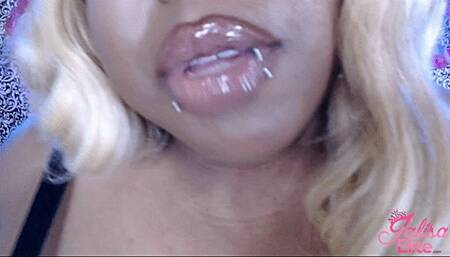 Cum for BIG Glossy Kisses (MP4 Version)