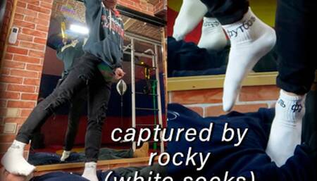 Captured by Rocky white socks