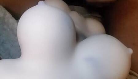 Uncut BBC fucks Sex Doll