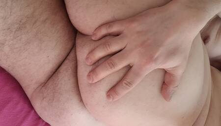 BIG OLDER DADDY gets fucked HARD BAREBACK by his HORNY and very HUNGRY CUB!!!