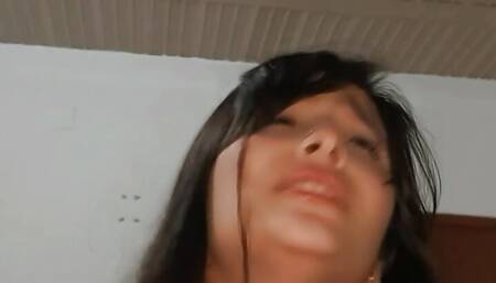 Fucking with a Latina teen in a forest with good adrenaline and then ending up at her house CREAMPIE - Porn in Spanish