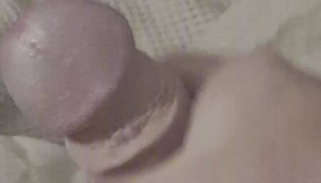 Close up nearly cum twice