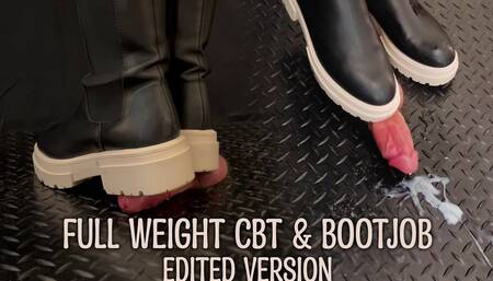 Fullweight Cock Trample & Bootjob in Leather Boots with TamyStarly