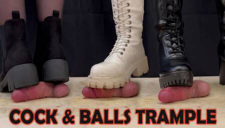 Cock and Balls Trample with 3 Sexy Boots, Bootjob & Crush with TamyStarly