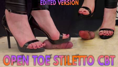 Open Toe High Heels Stiletto CBT, Bootjob and Post Orgasm Crush with TamyStarly