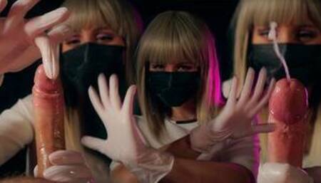 Сrazy nurse will make you cum twice from unreal handjob