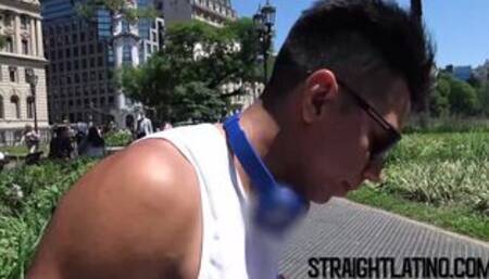 Pretty young Latino being barebacked and fed with cum in POV