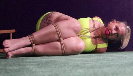 Vivica Elbows Cinched and Ball Tied Struggling on the Floor HDmp4