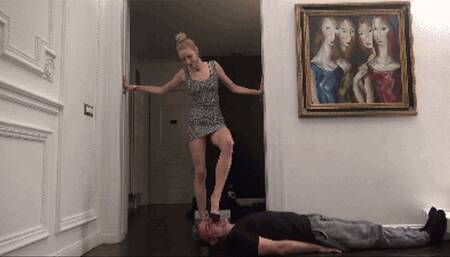 GLORIA - Your tongue is my doormat! 4 - Shoe worship, heel sucking, shoe gagging